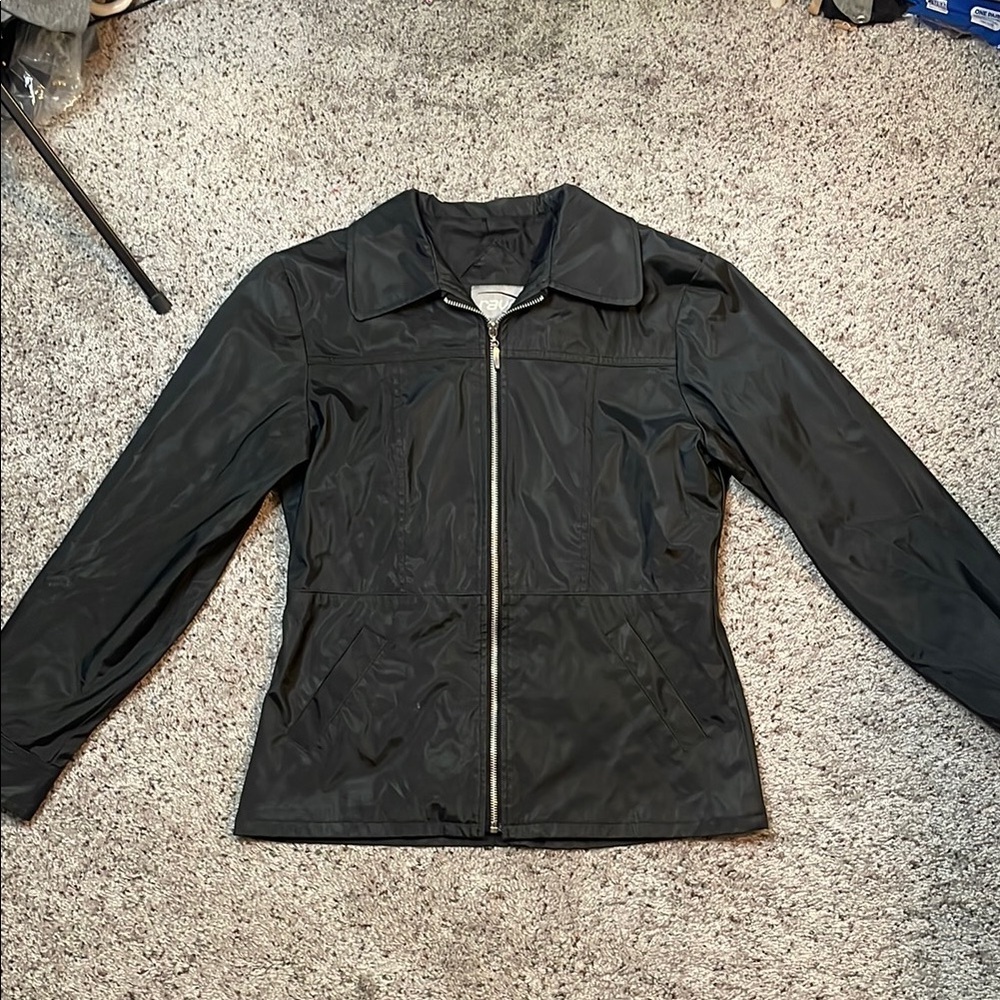 Rave Black‎ Zip Up Jacket Size Medium